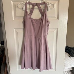 HALARA Lavender Backless Athletic Dress